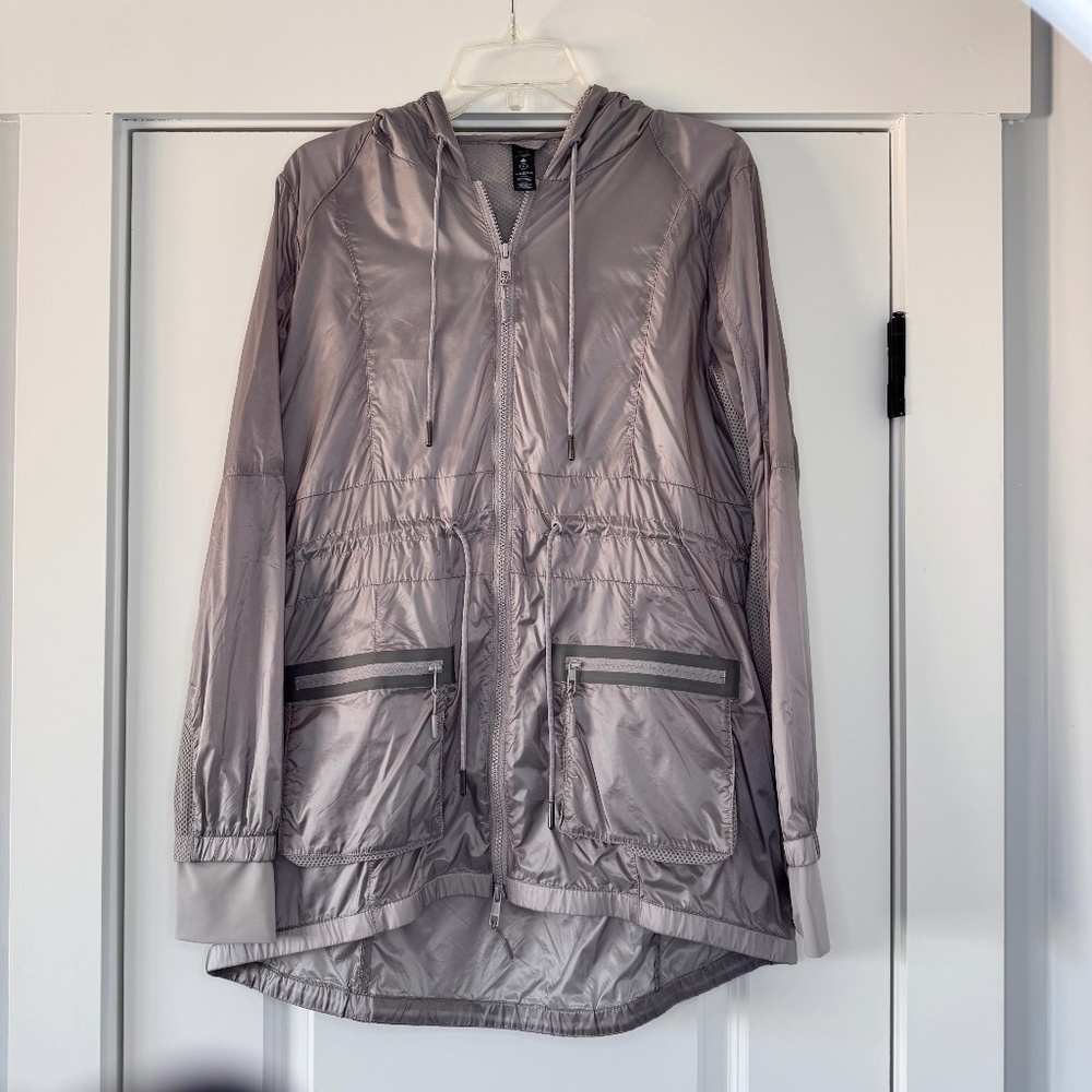 *New* Balance Athetica (now Vitality) Gray windbreaker *Size Small*